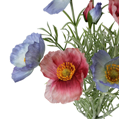 Mini Bouquet Poppy Light Pink x Light Blue
