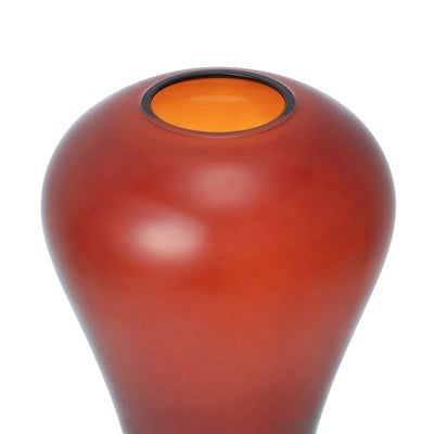 帶蓋香水款花瓶 中號 啡色