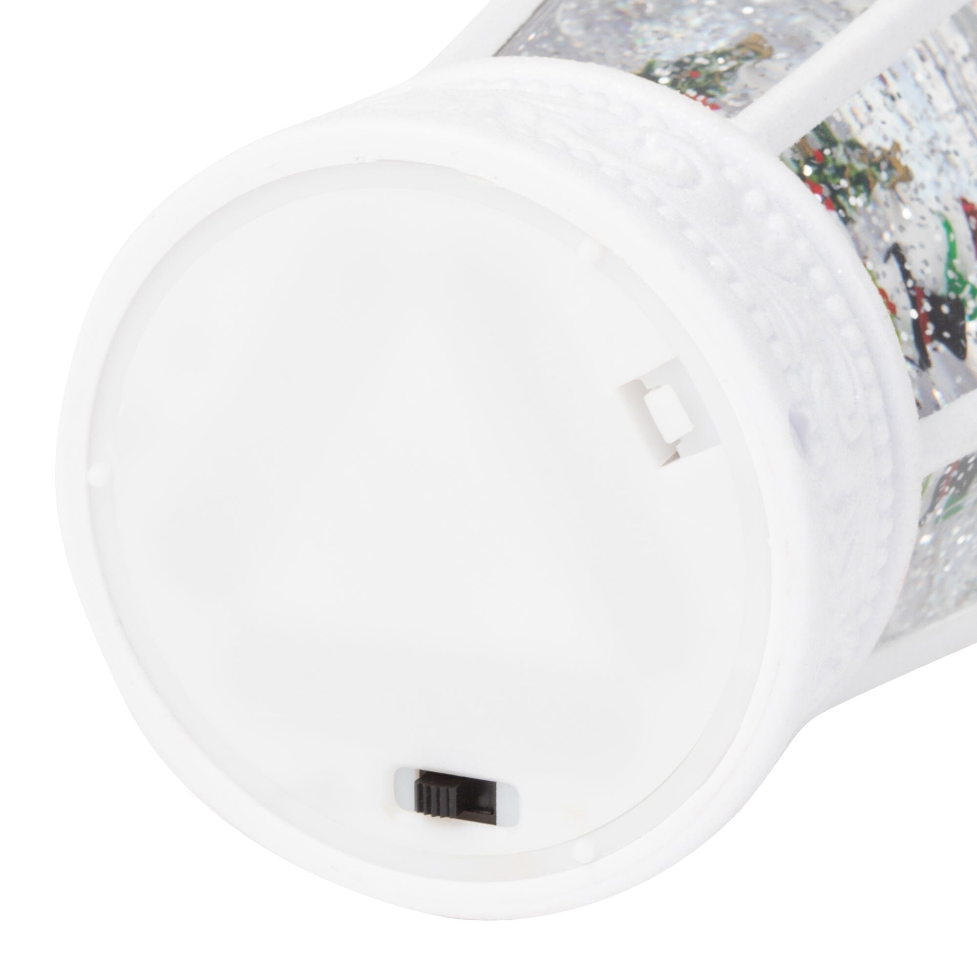 Snow Globe Square Lantern Snowman Large