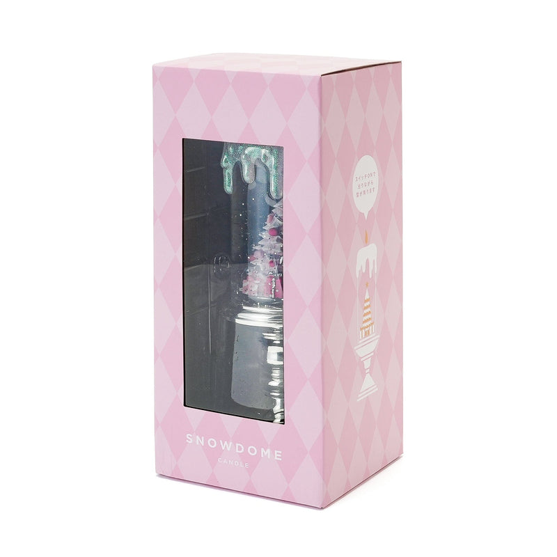 Snow Globe Candle Tree Large Silver