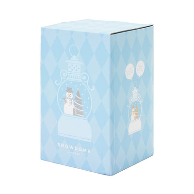 Snow Globe Round Lantern Snowman Large
