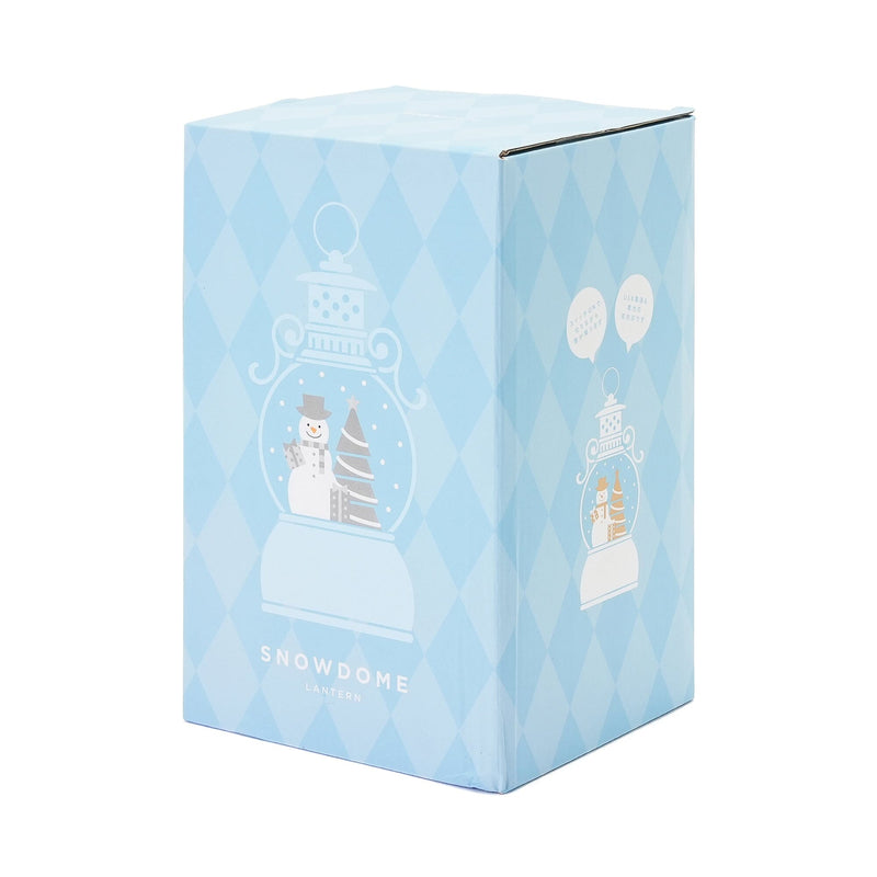 Snow Globe Round Lantern Snowman Large