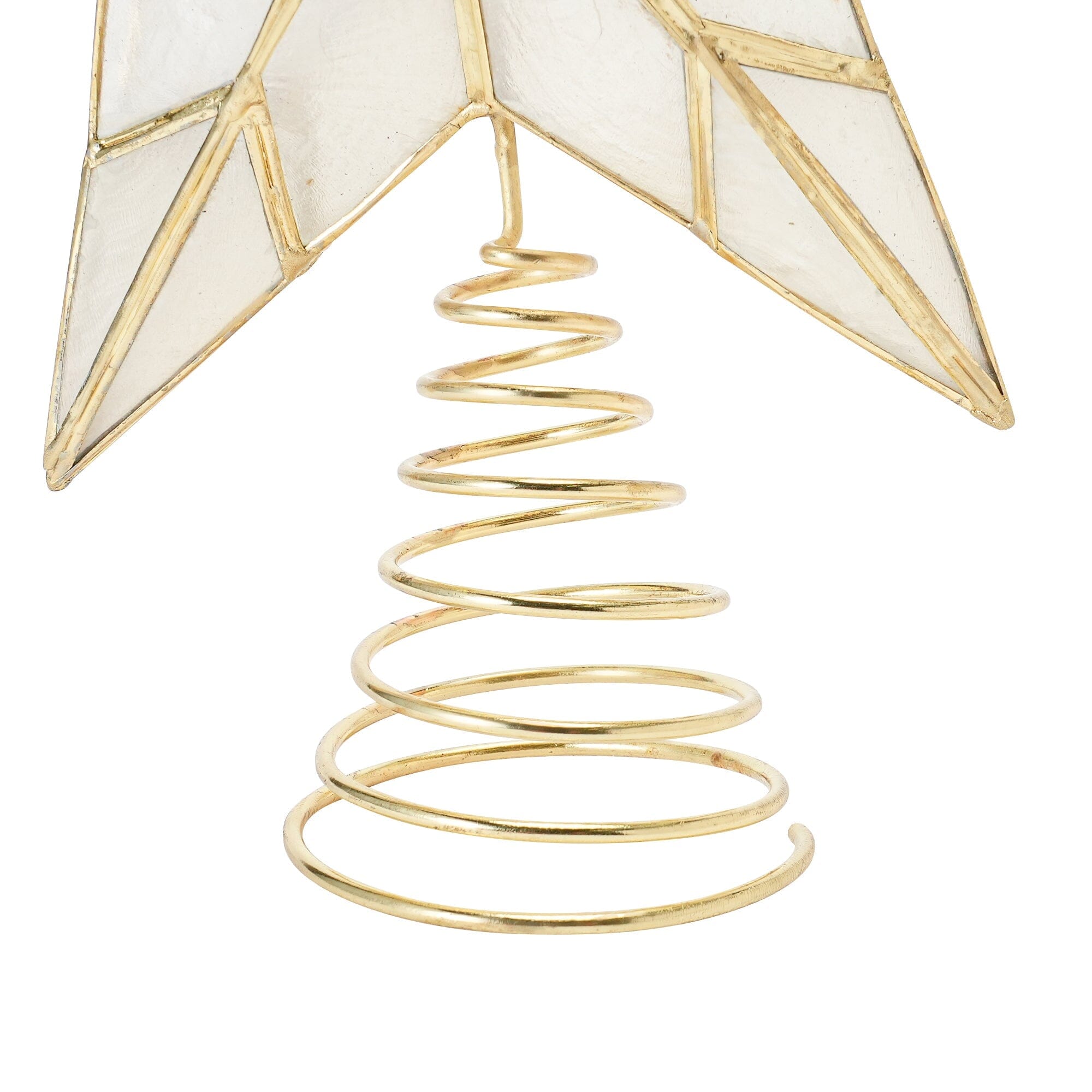 星星樹裝飾 TOP CAPIZ STAR 中號 透明