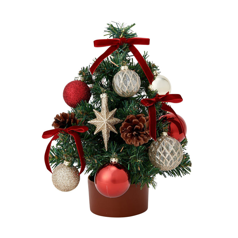 Desktop Tree With Ribbon Red