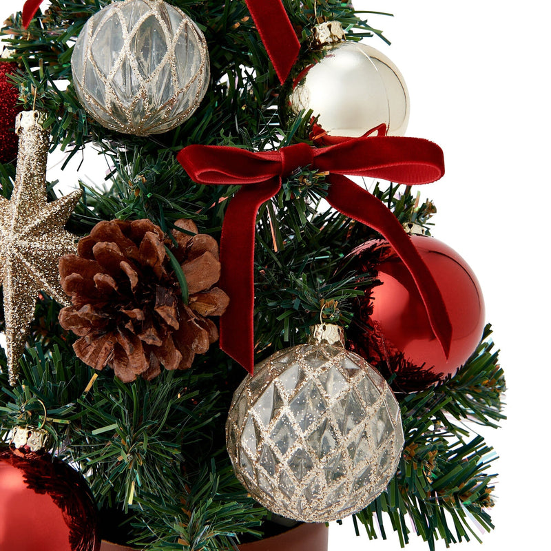 Desktop Tree With Ribbon Red