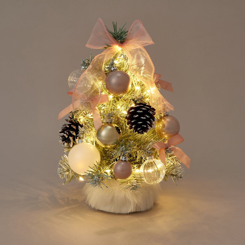 Desktop Tree With Ribbon Light Pink