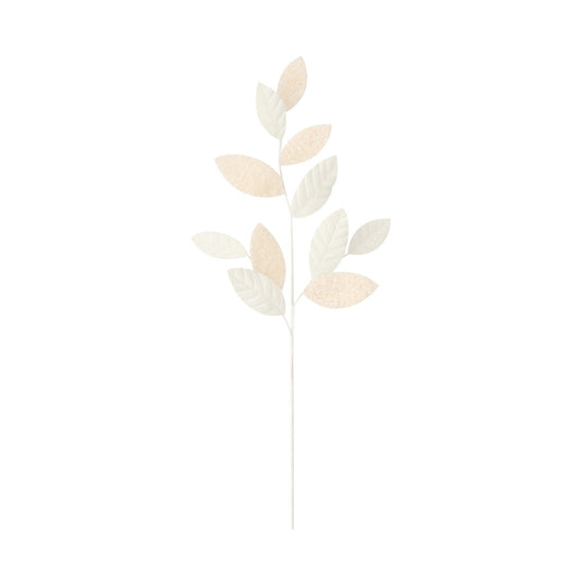 Art Plants Boa Fur Leaf White