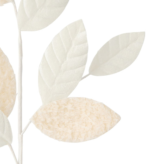 Art Plants Boa Fur Leaf White