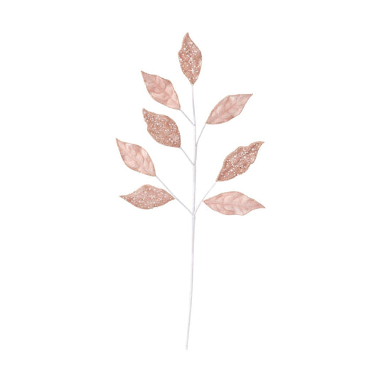 Art Plants Pearl Leaf Light Pink