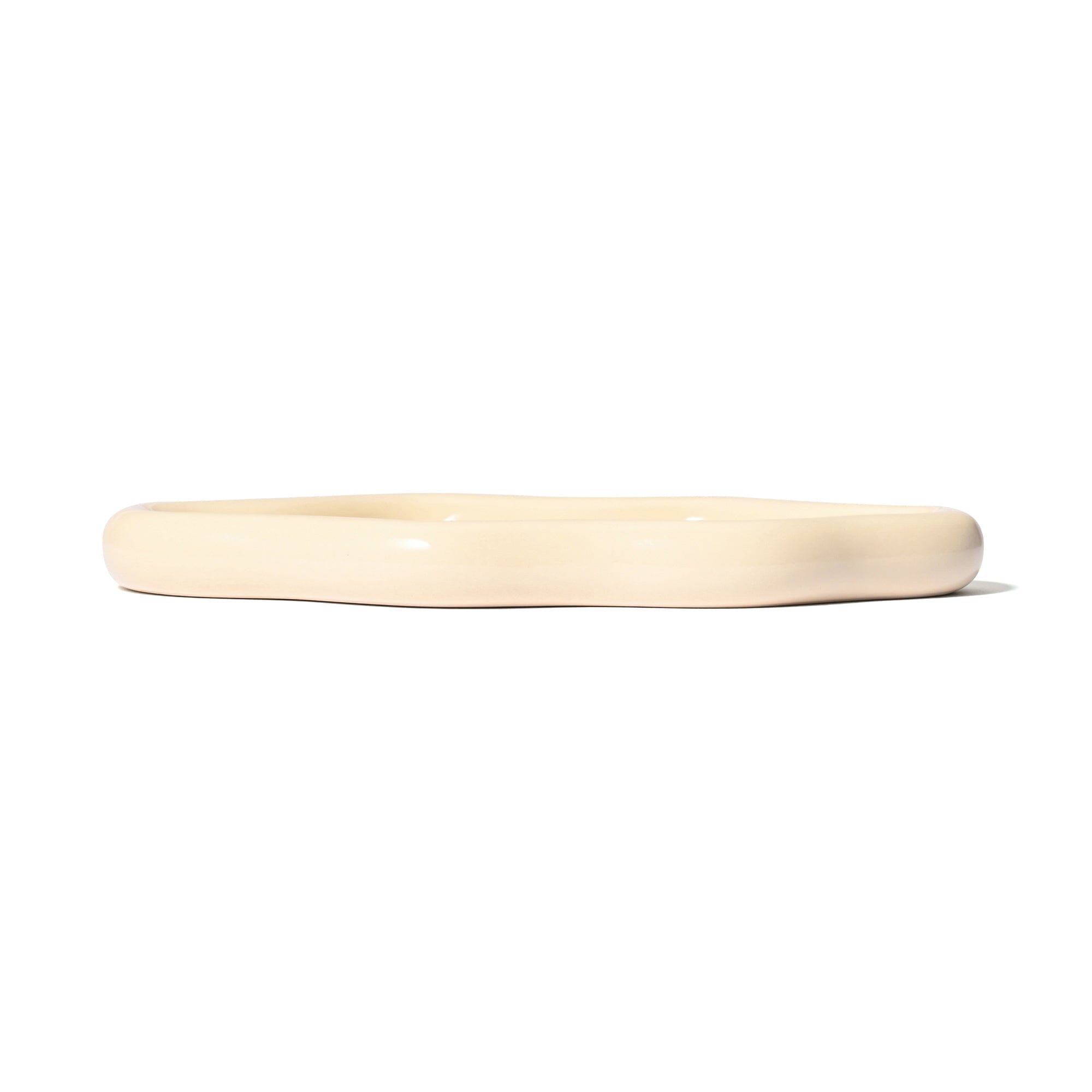 Ceramic Wave Accessory Tray Ivory