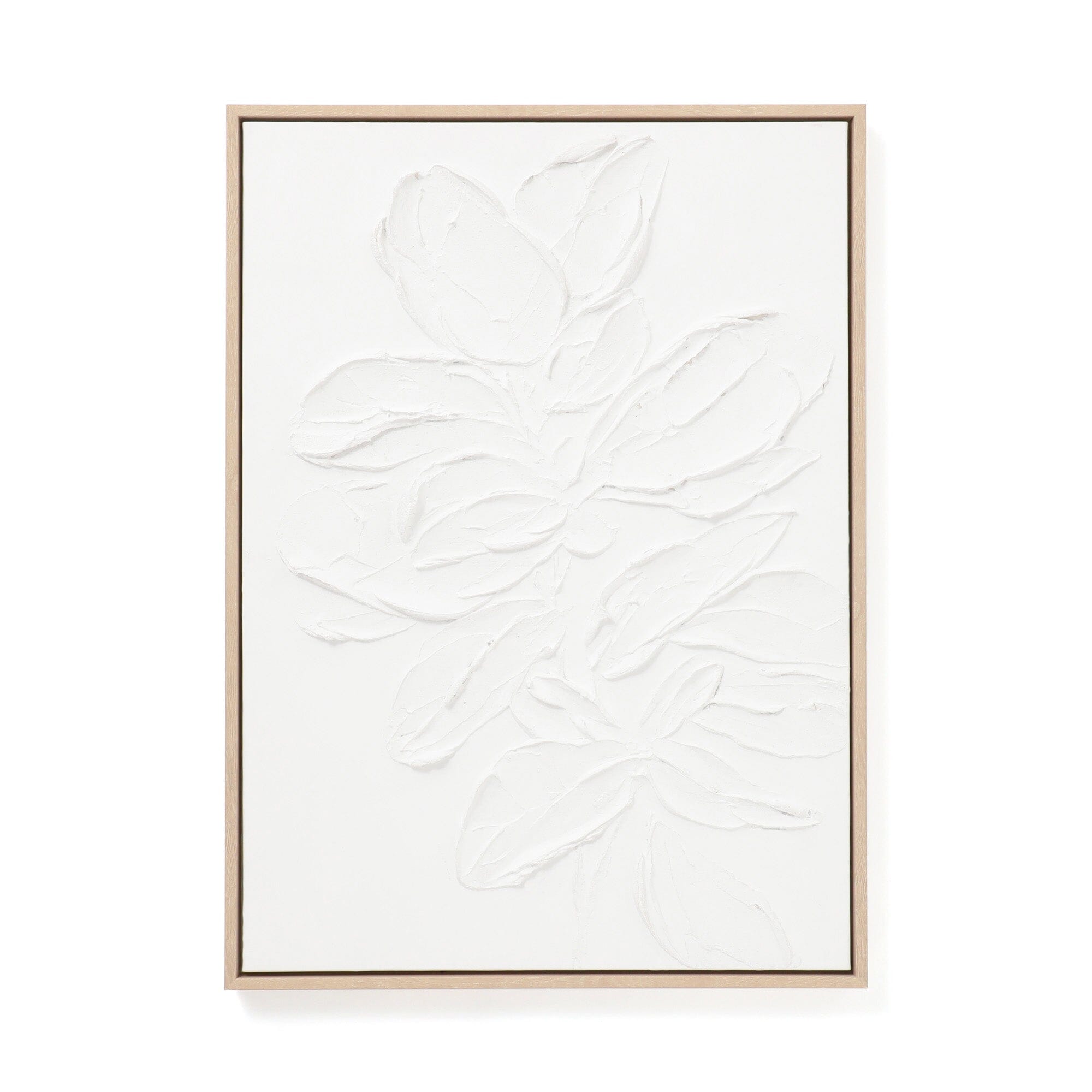 White Botanical Art Board A