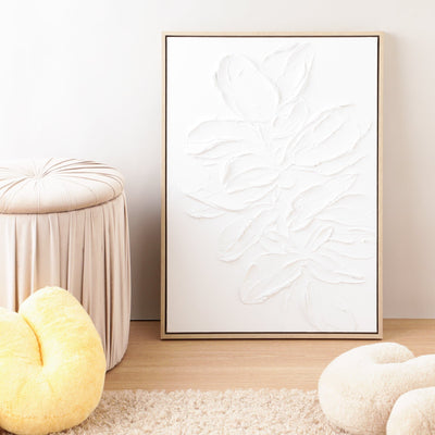 White Botanical Art Board A