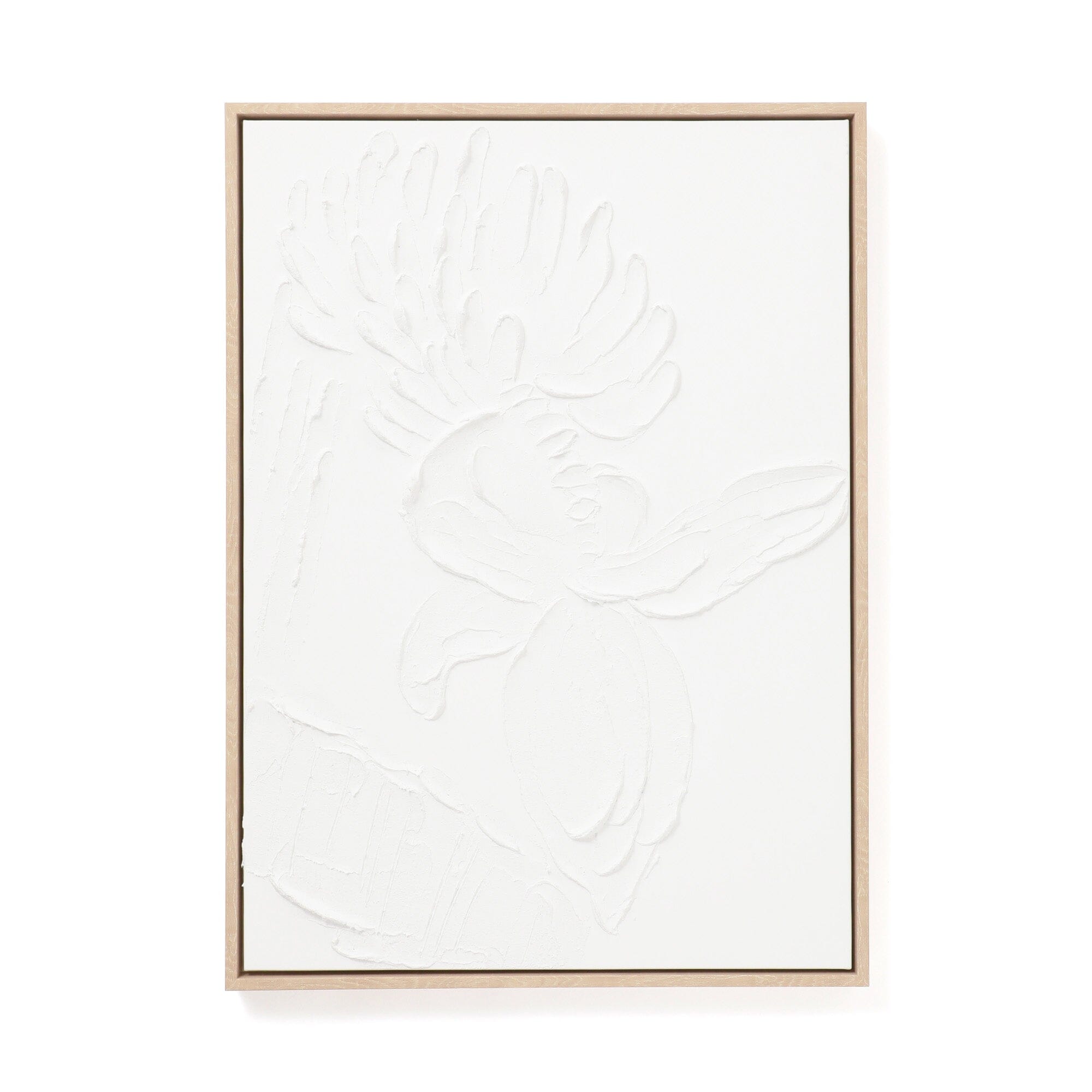 White Botanical Art Board B