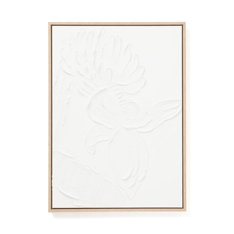 White Botanical Art Board B