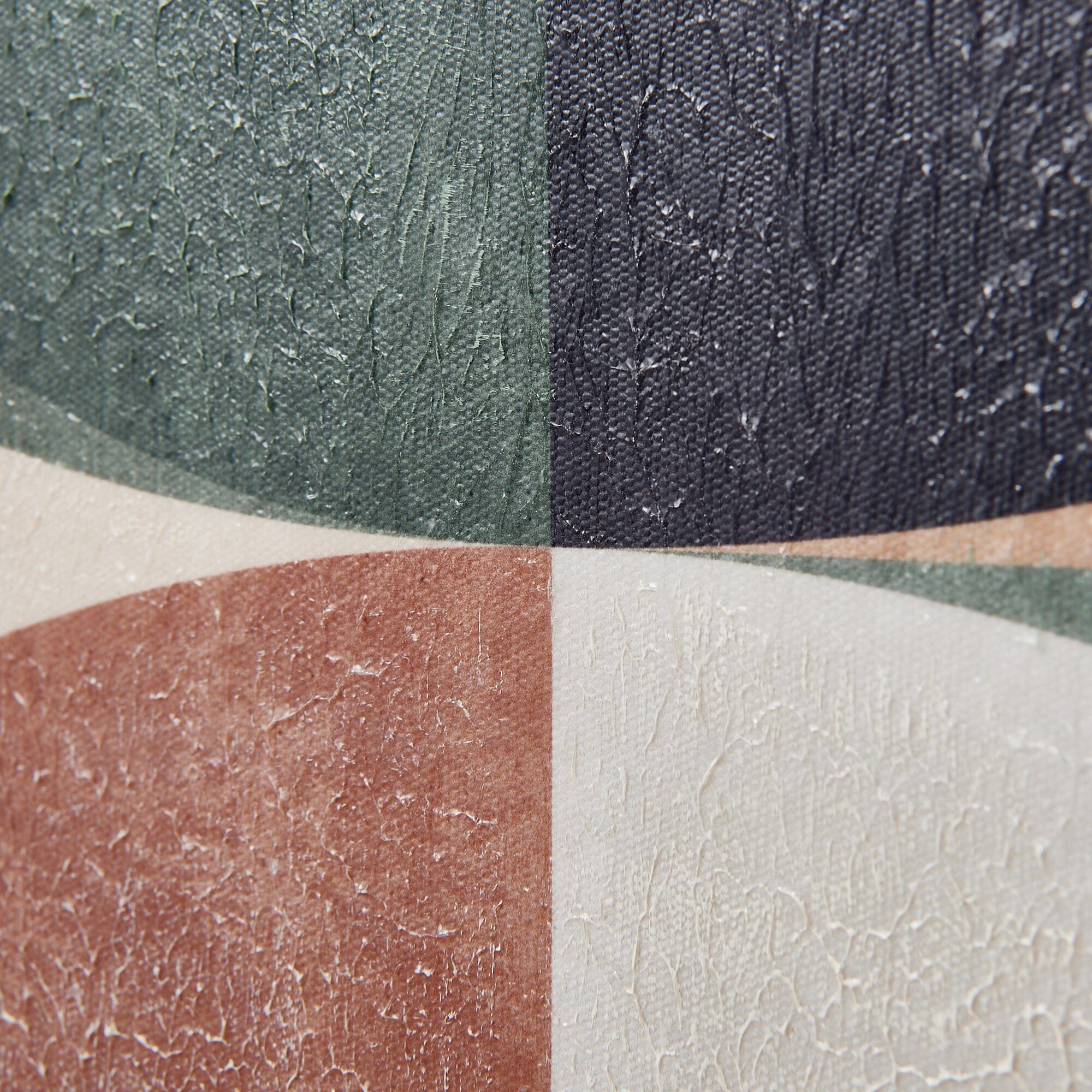 幾何圖案藝術掛畫 綠色