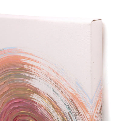 Painting Art Board Wave Medium Pink