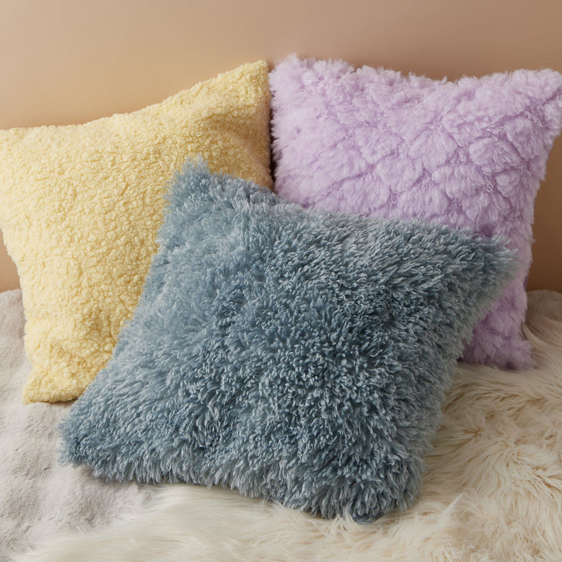 Fur Z Cushion Cover 450 X 450 Purple