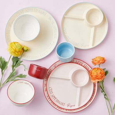 PASTEMON 穀物碗 紅色