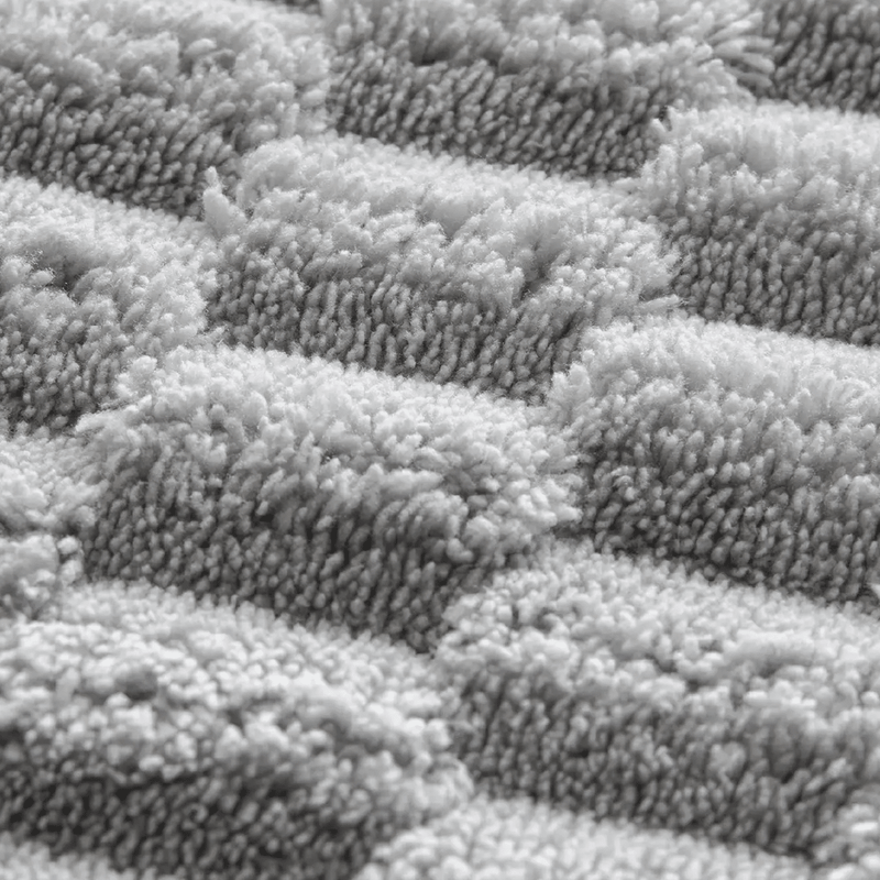 CHENILLE 漸變圖案 浴室地墊 淺藍色