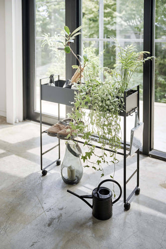 Rolling Entry Storage Shelf Black