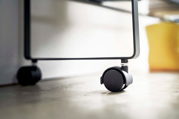 Rolling Entry Storage Shelf Black