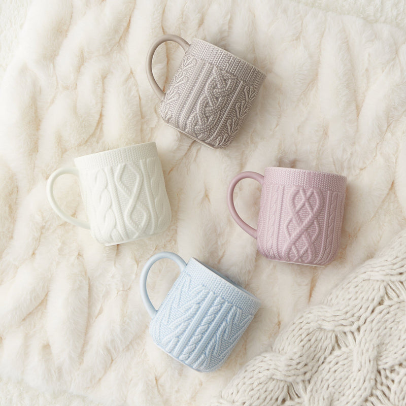 Knit Mug Brown