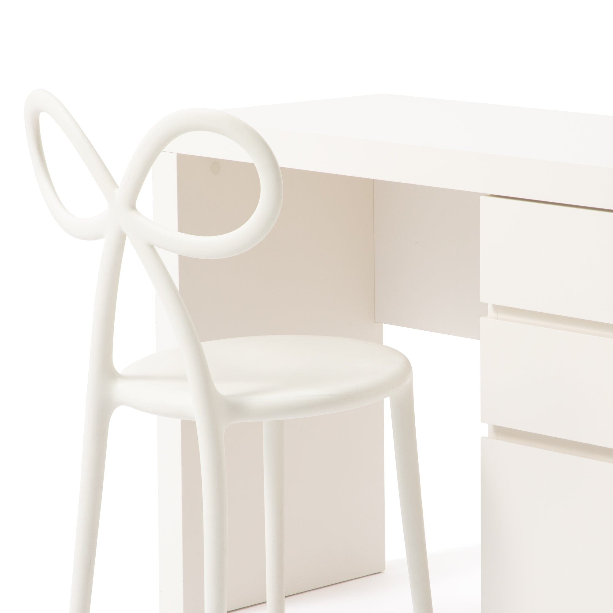 Marle Cosmetic Desk (A) W1050×D420×H752 White