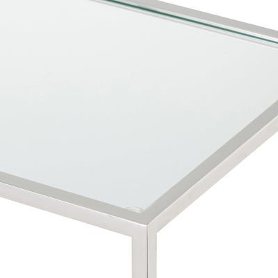 REINE NEST TABLE (A) W310×D274×H450 SILVER