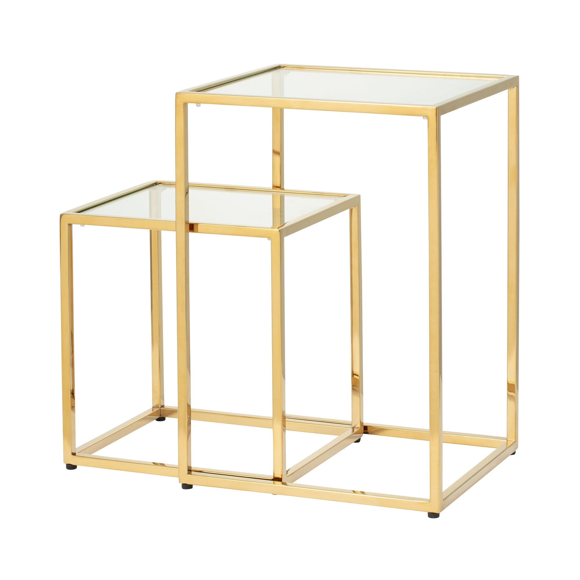 Reine Nest Table (A) W310×D274×H450 Gold