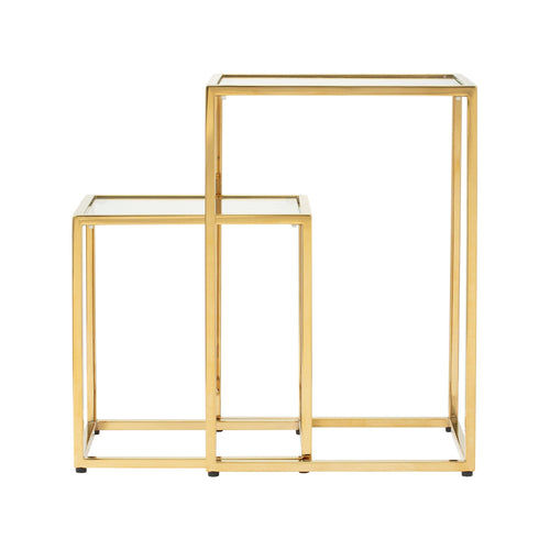 Reine Nest Table (A) W310×D274×H450 Gold