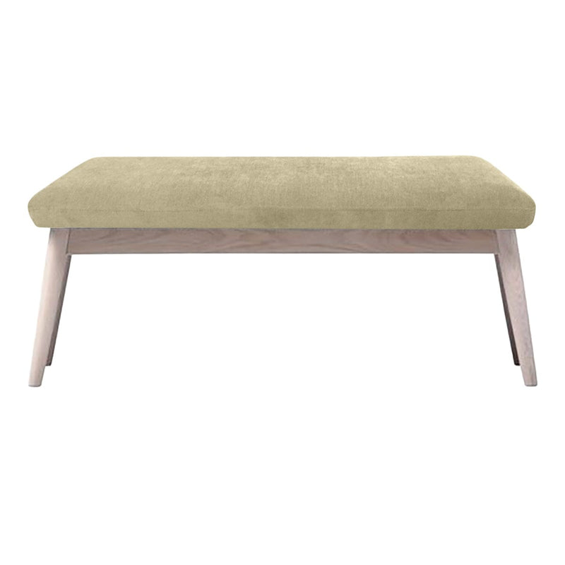 Pioni Bench Light Beige X White (W1150× D380 × H440)