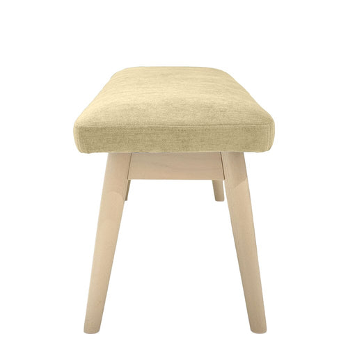 Pioni Bench Light Beige X White (W1150× D380 × H440)