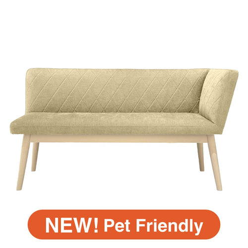 Pioni Couch Left Light Beige X White (W1350 × D537 × H740)