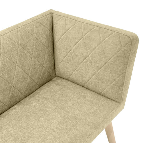 Pioni Couch Left Light Beige X White (W1350 × D537 × H740)