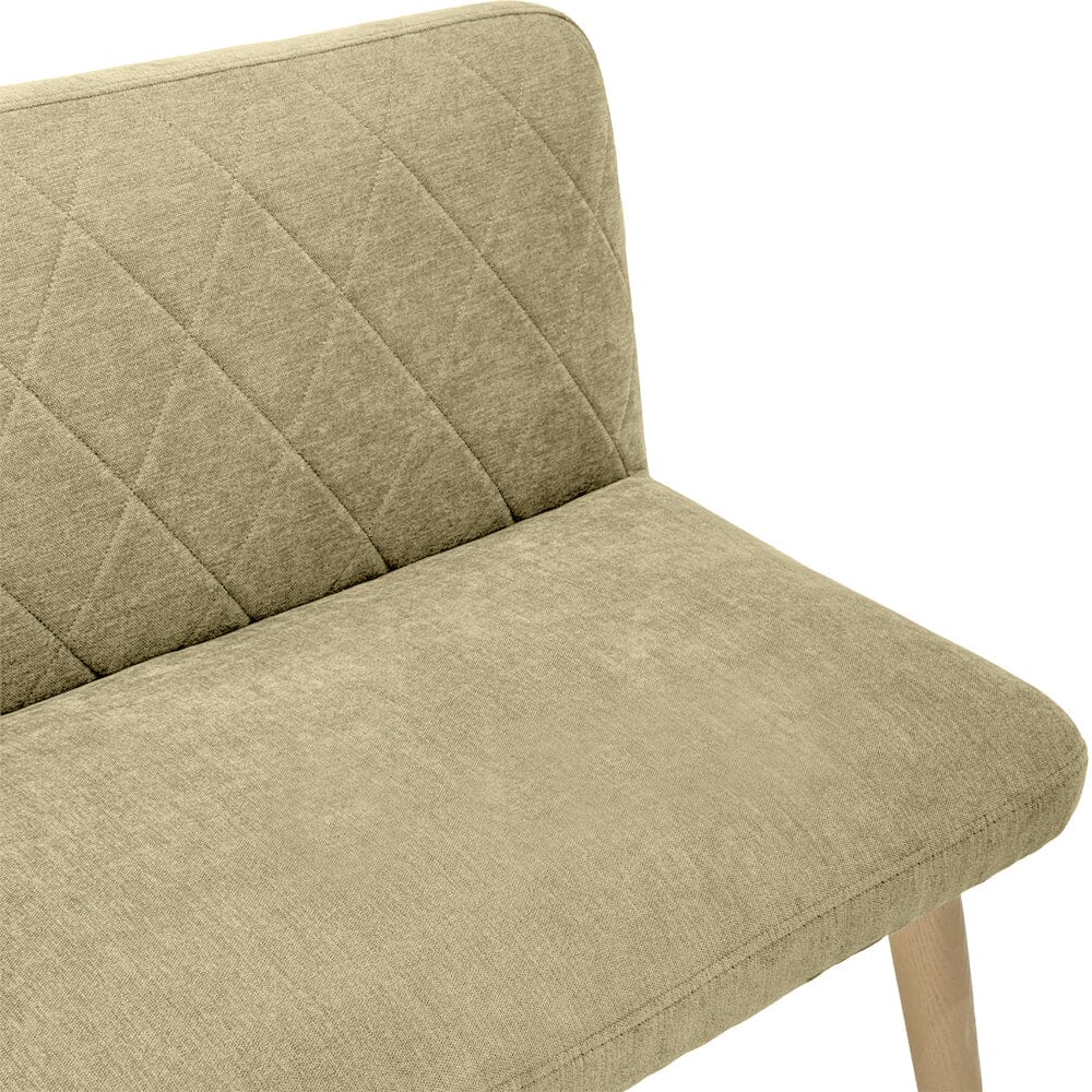 Pioni Sofa Light Beige X Natural (W1350 × D537 × H740)