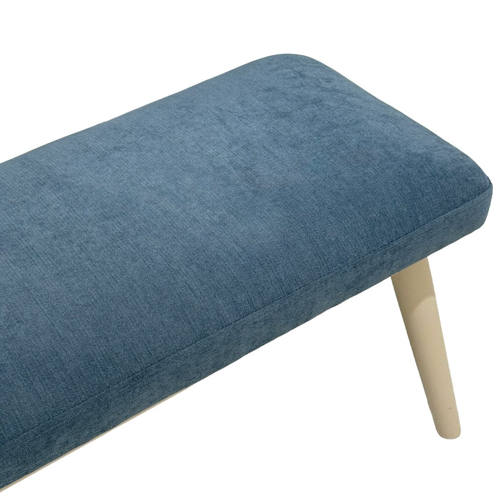 Pioni Bench Blue X White (W1150× D380 × H440)