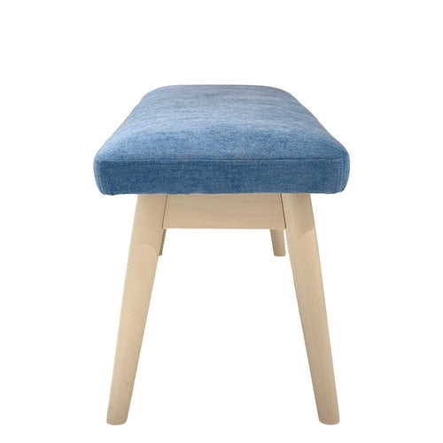 Pioni Bench Blue X White (W1150× D380 × H440)