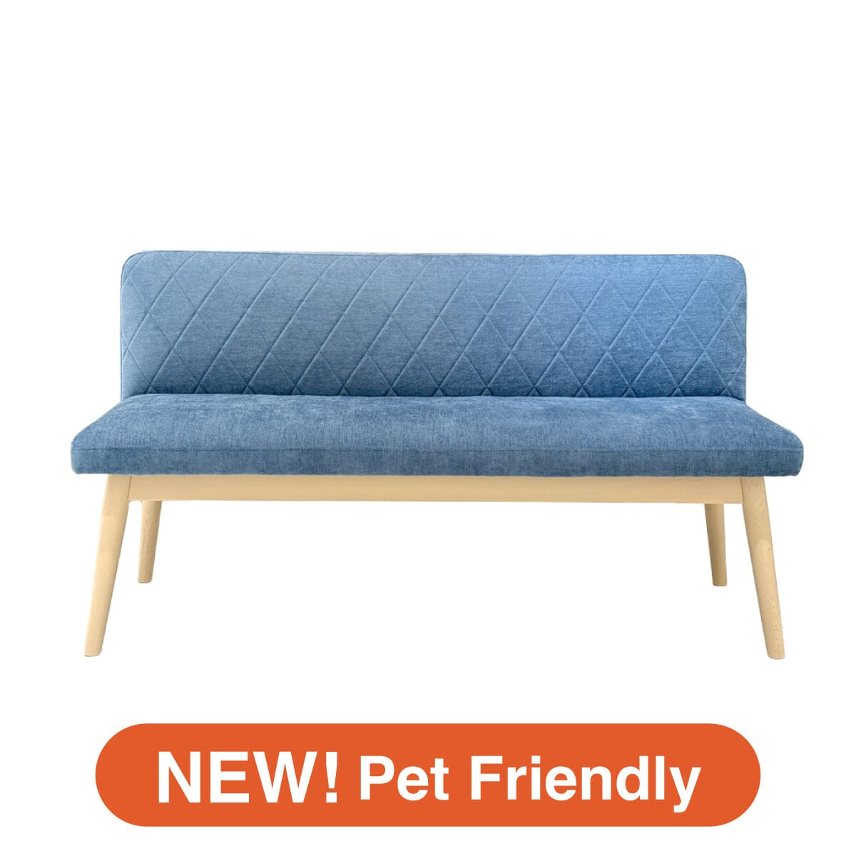 Pioni Sofa Blue X White (W1350 × D537 × H740)