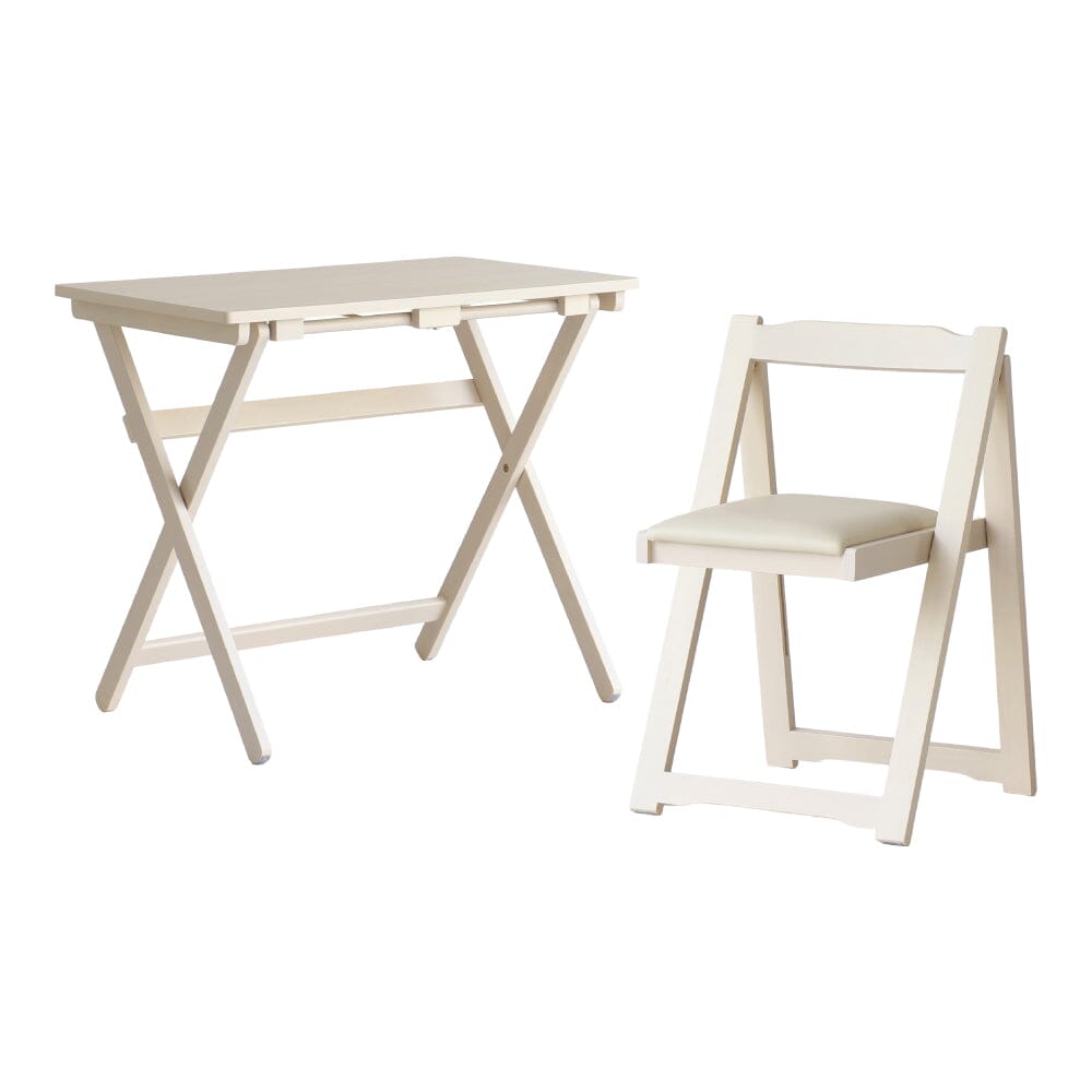 Desk & Chair Set White