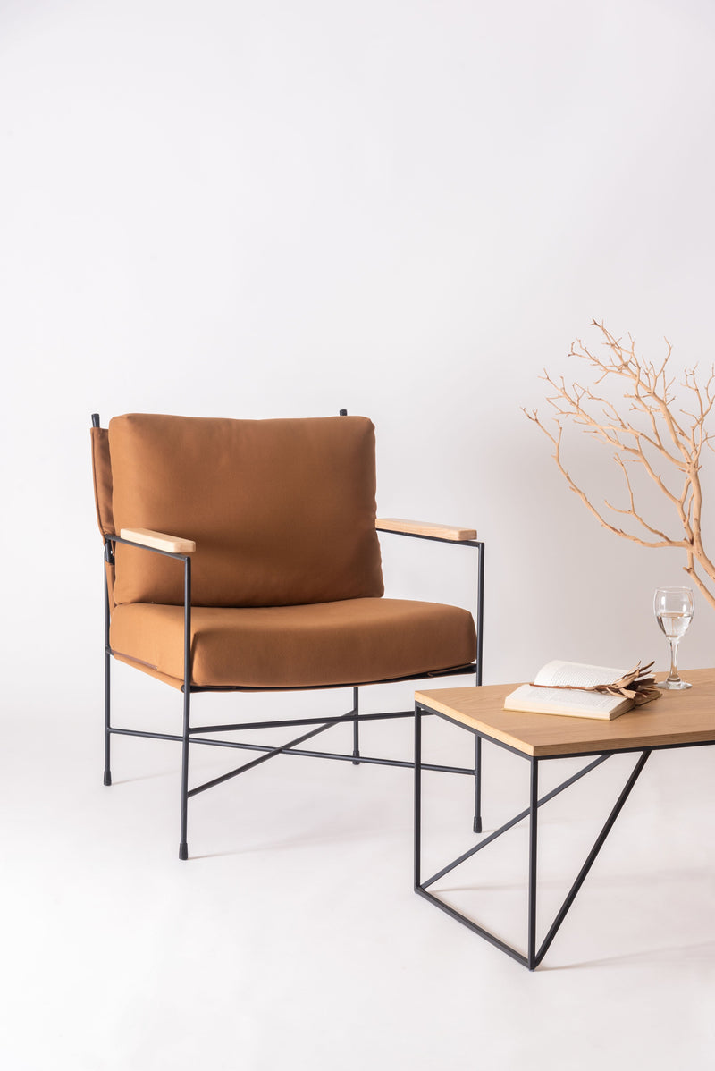 Anise Lounge Chair Brown