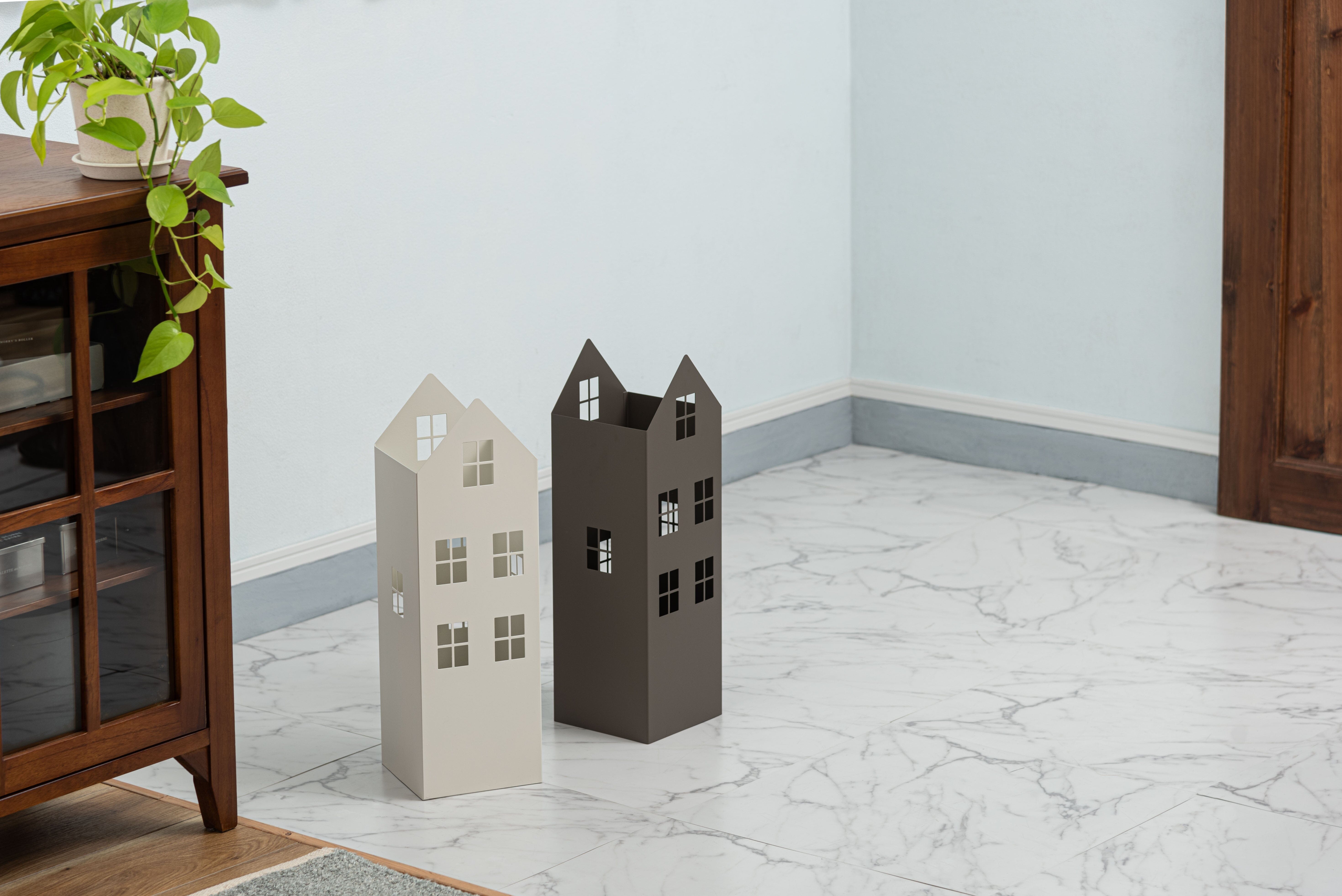 Umbrella Stand House Gray