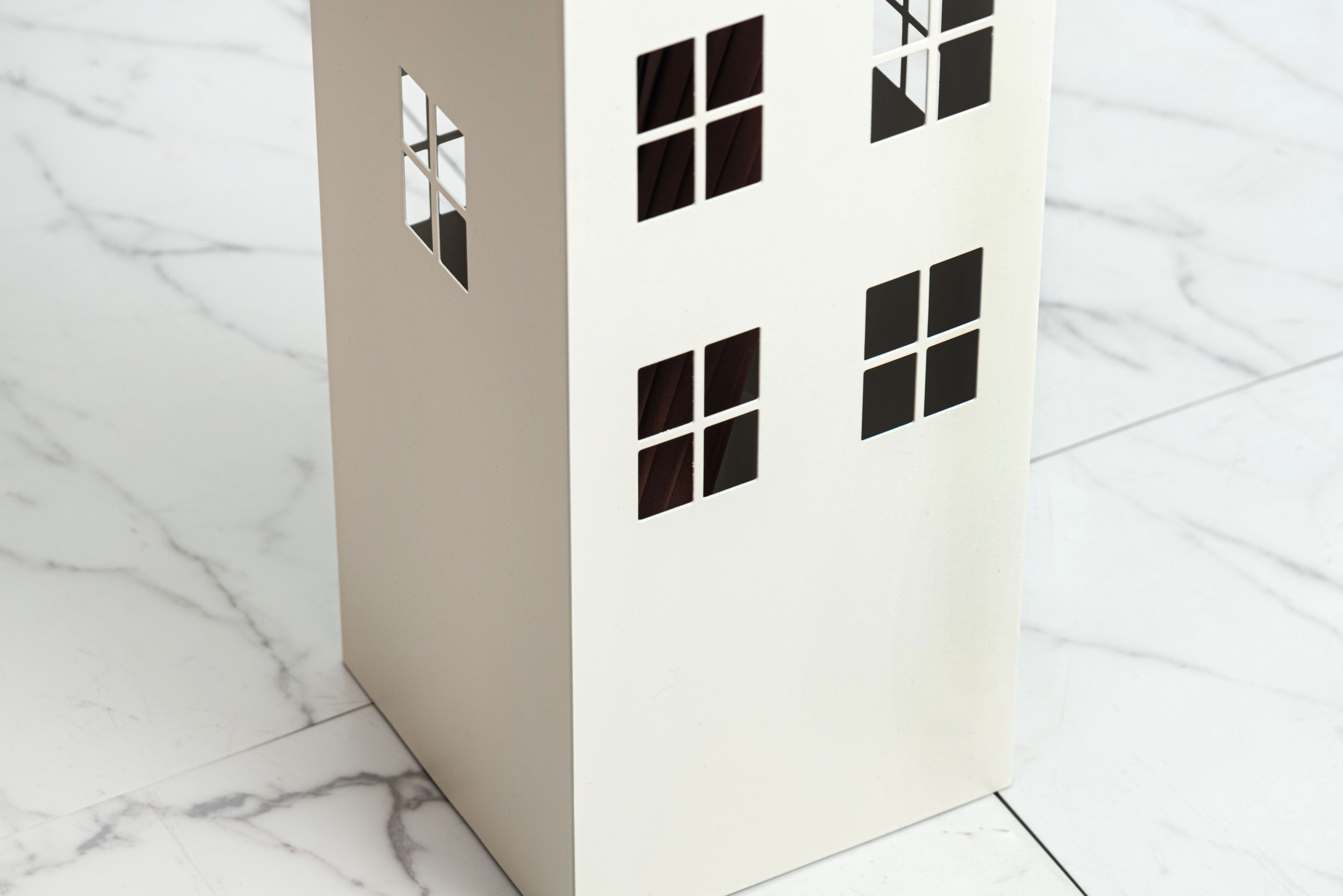 Umbrella Stand House White
