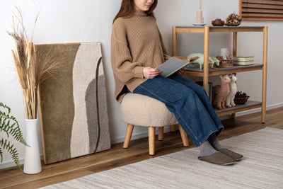 Sheep Stool Light Beige