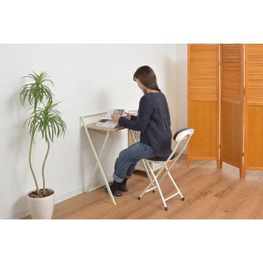 Folding Desk  640 X 450 X 790  White