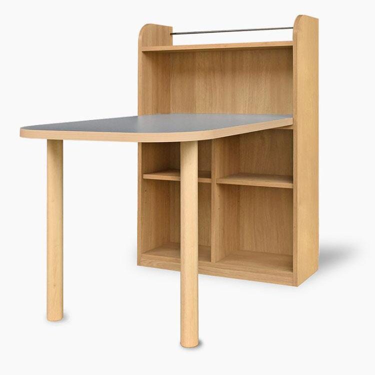 Roach Table Shelf H Latte Brown