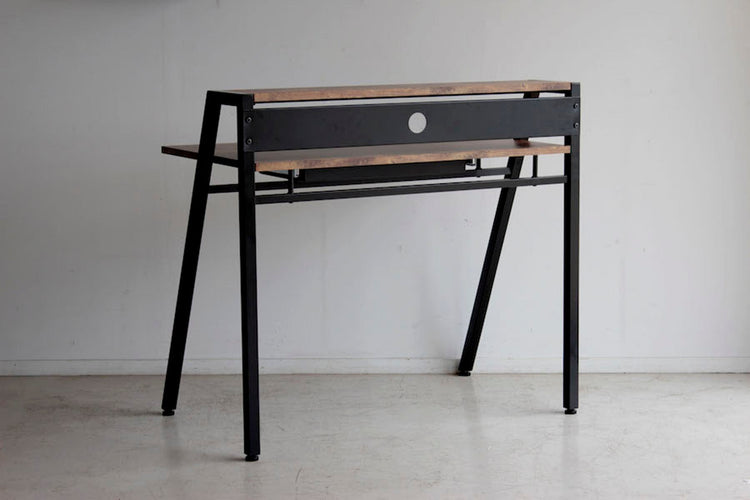 Rgn 96 Desk  960 X 580 X 875 Black X Brown