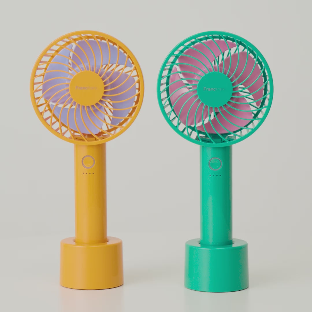FRAIS Handy Fan Bicolor Green