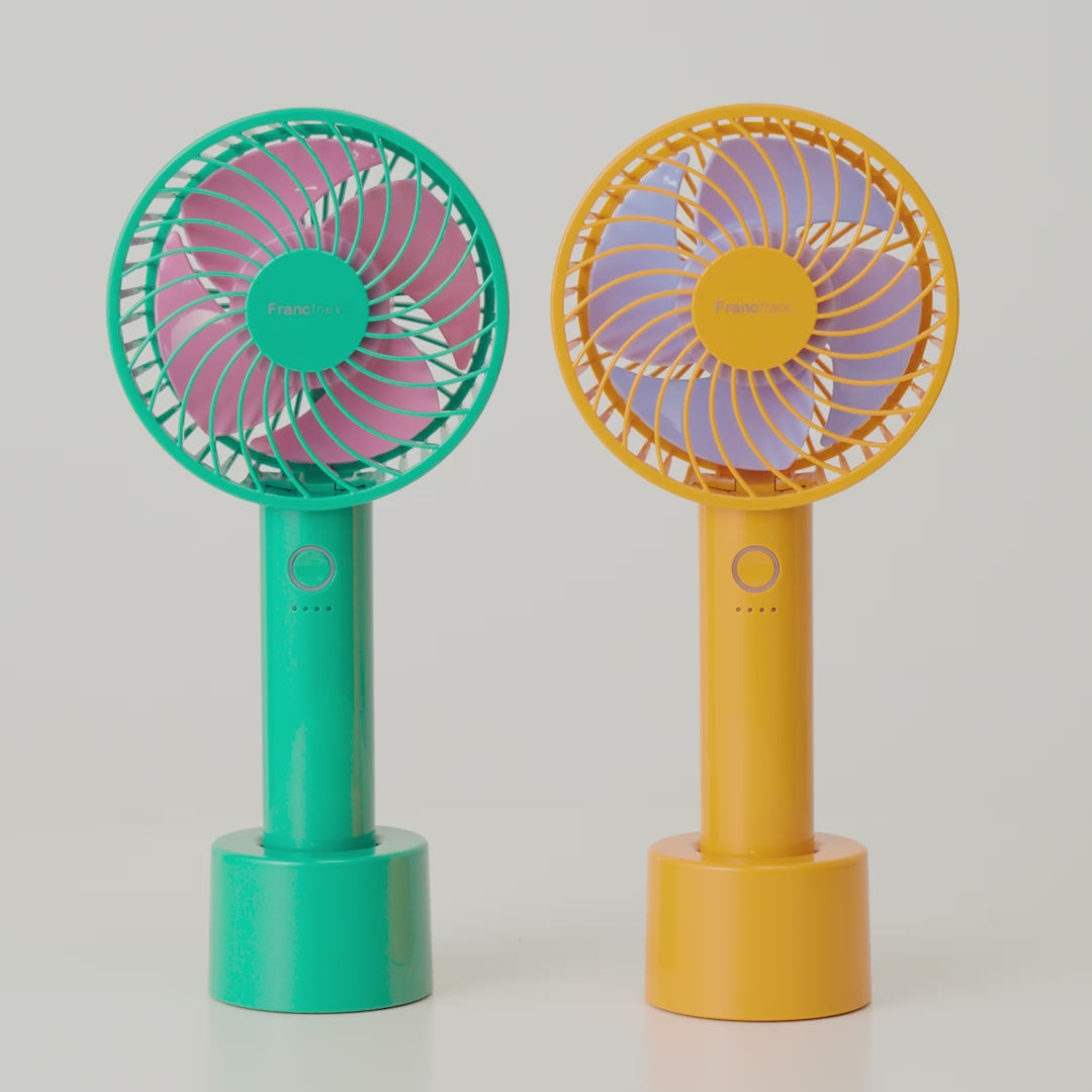 FRAIS Handy Fan Bicolor Orange