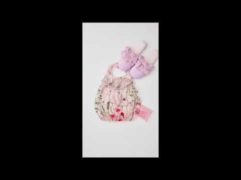 TULLE 袋 藍色  x 黑色