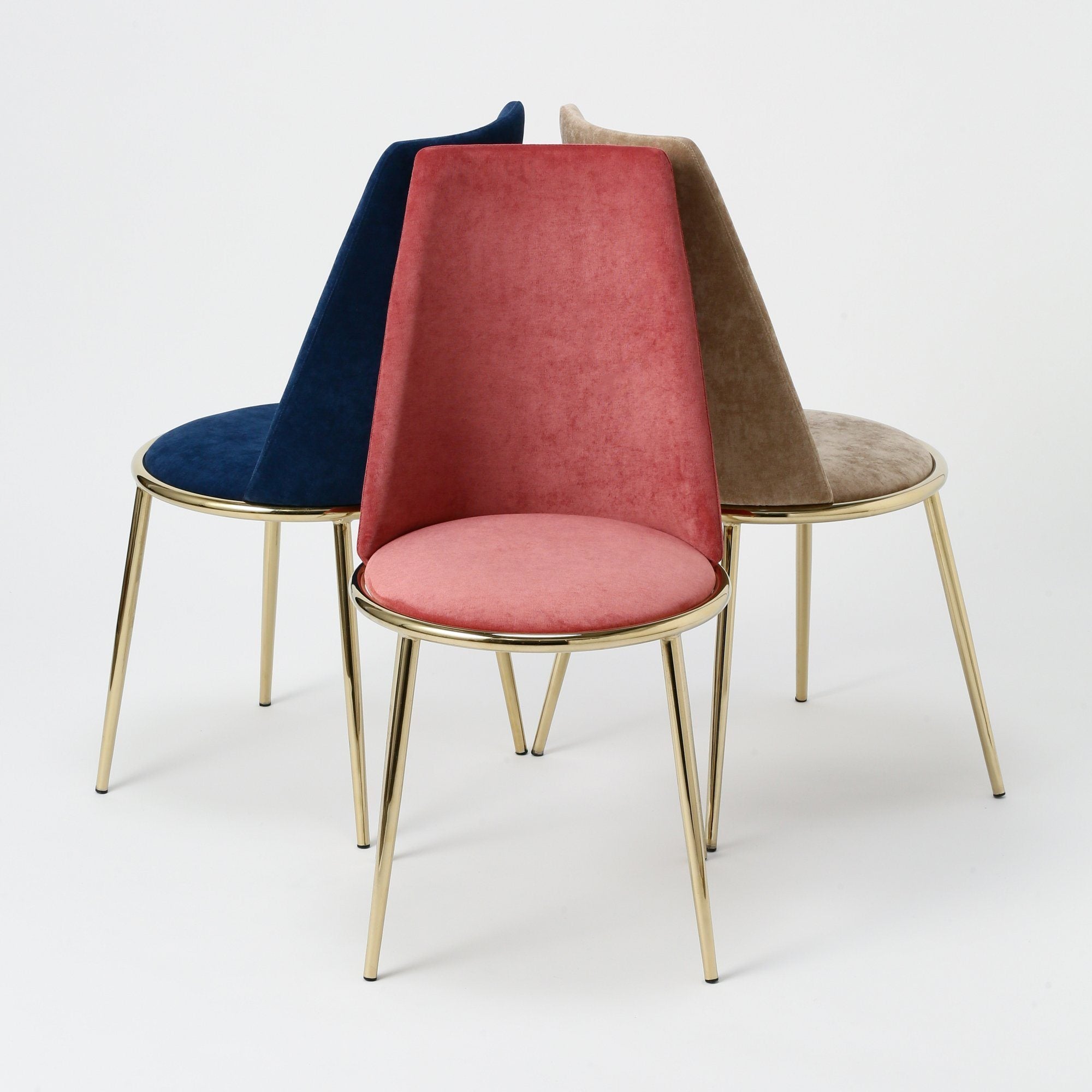 FELICITE CHAIR Navy (W450 × D580 × H875)